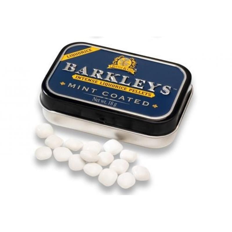 Barkleys Barkleys - Liquorice Pellets Mint 18 Gram