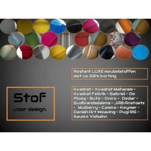 LUXE restant meubelstoffen Kvadrat / De Ploeg / Gabriel /etc
