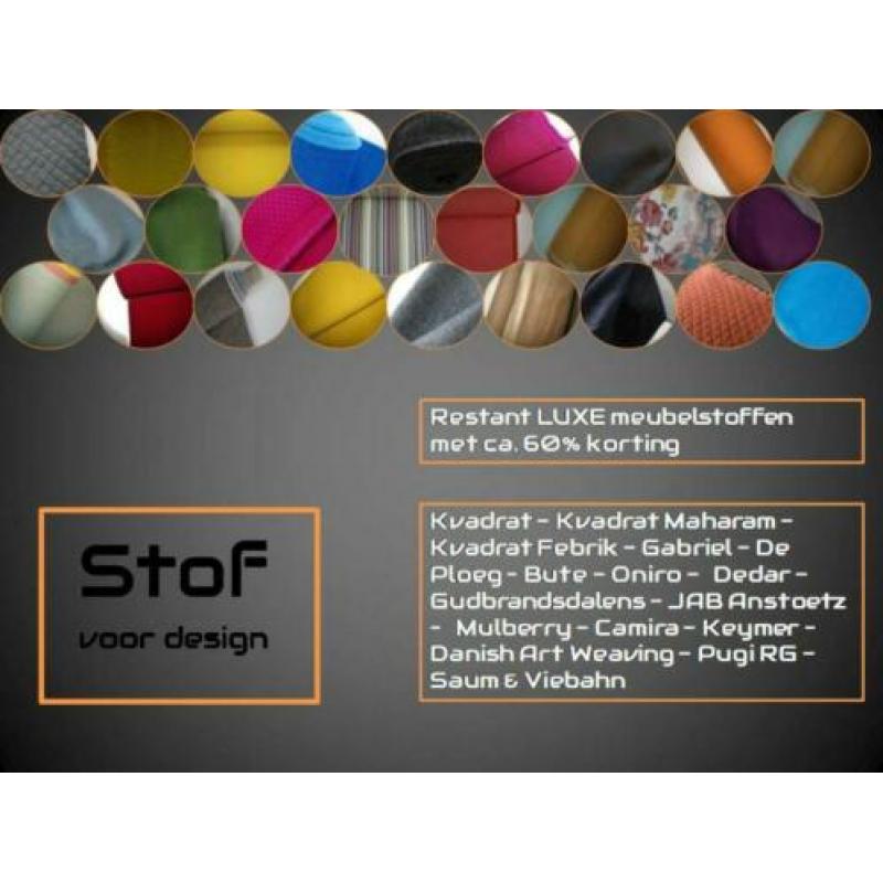 LUXE restant meubelstoffen Kvadrat / De Ploeg / Gabriel /etc