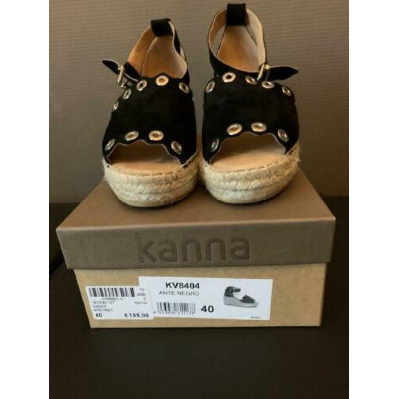 KANNA schoenen zwart leer mt 40