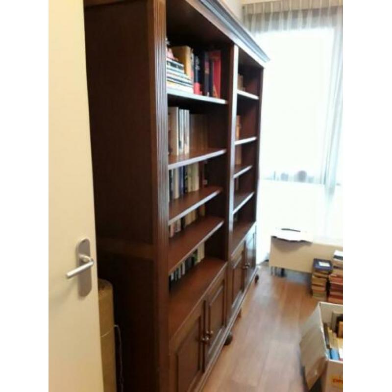 houten boekenkast hxbxd 200x190x30 verstelbare planken
