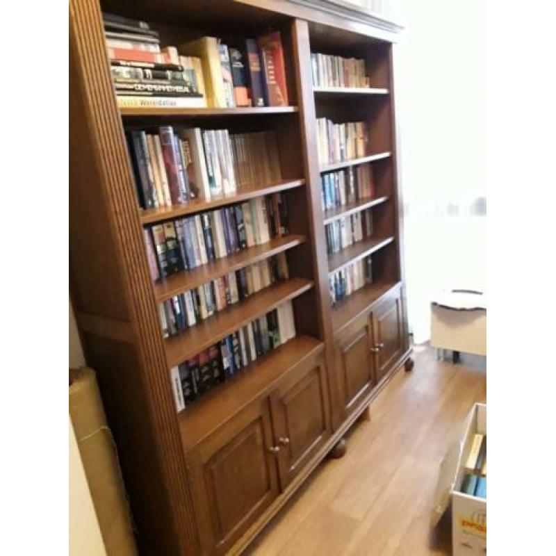 houten boekenkast hxbxd 200x190x30 verstelbare planken