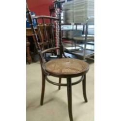 Ouderwetse bistro stoelen 2 stuks