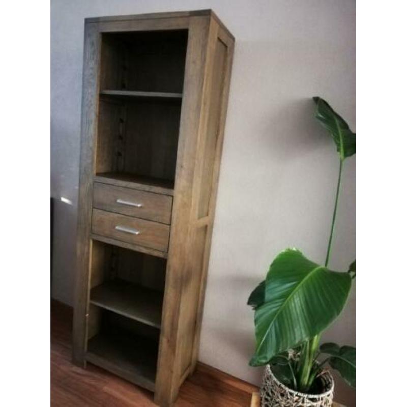 Massief eik houten kast