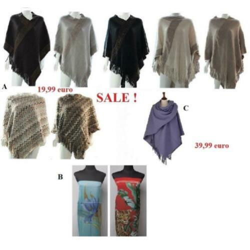 Omslagdoeken, poncho's of pareo's SALE !