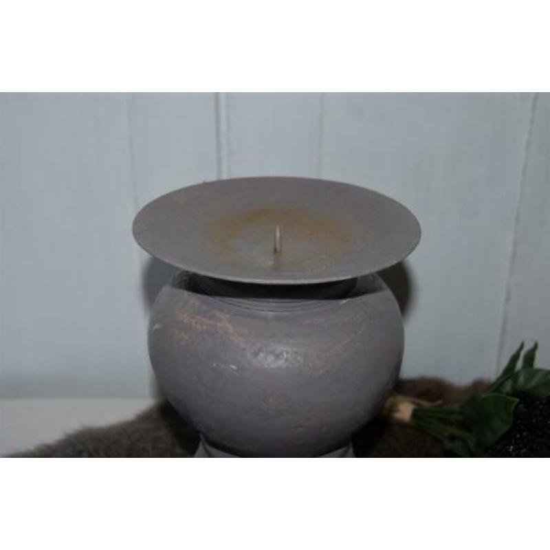 stoere kandelaar, vintage