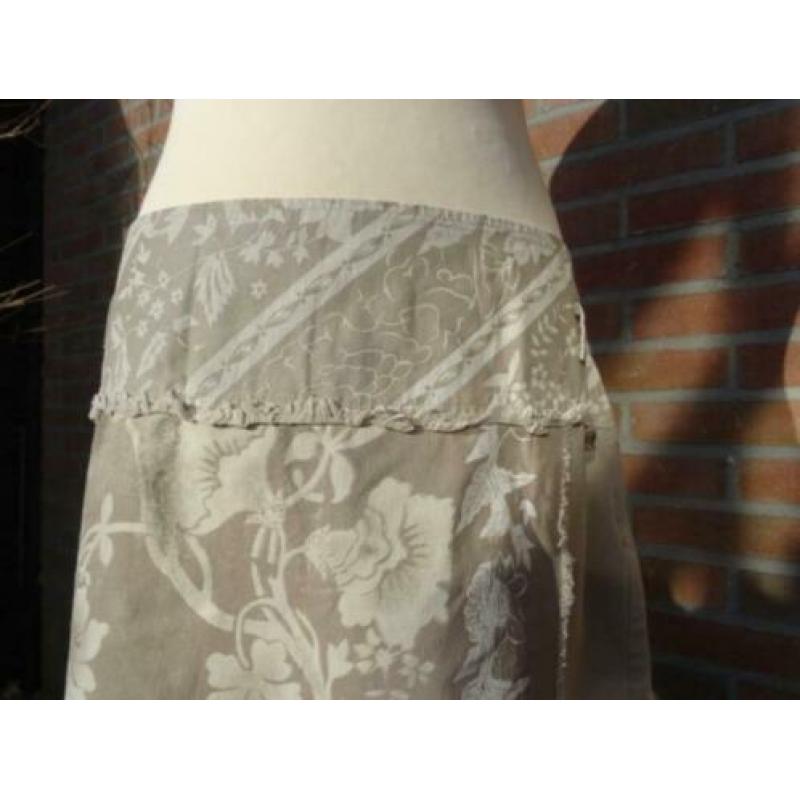 Fransa mt 44 prachtige beige aparte rok