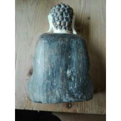 Houten boeddha 24'5 x 17 voor € 5
