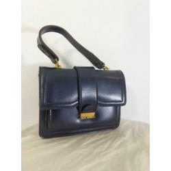 Klein blauw vintage tasje.... nr PP139