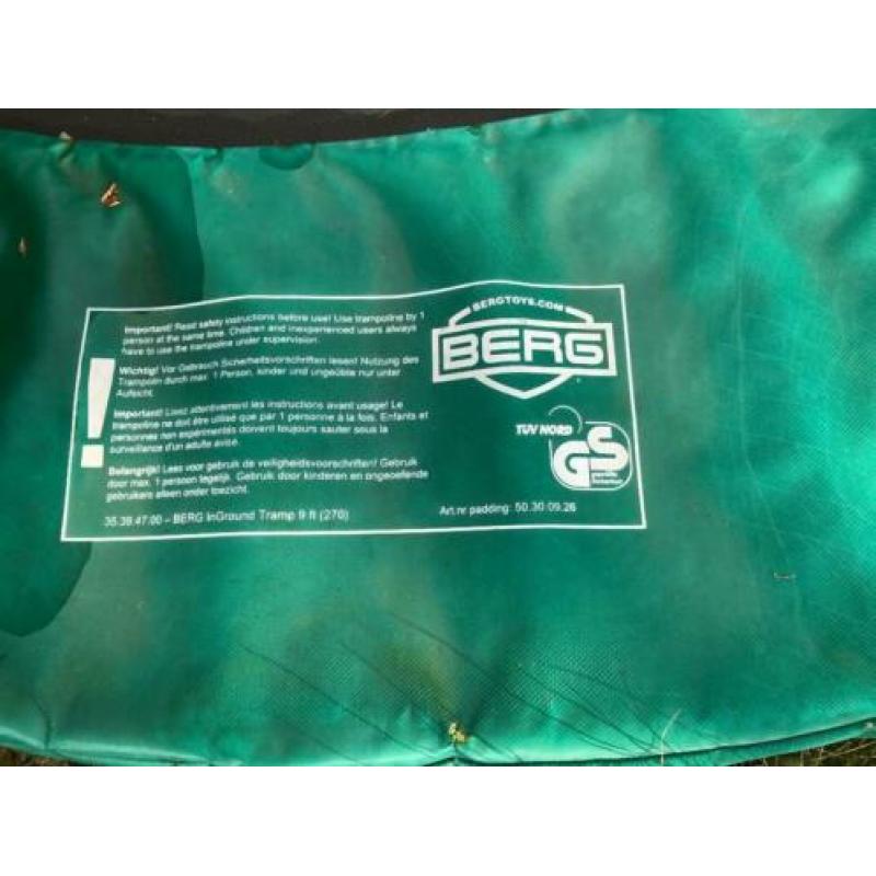 Berg inground trampoline diameter 270cm