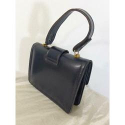 Klein blauw vintage tasje.... nr PP139