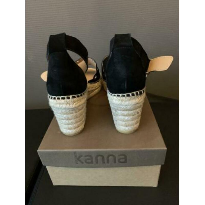 KANNA schoenen zwart leer mt 40