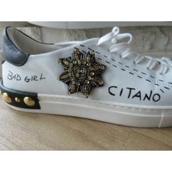 schoenen sneakers goud stokton gio+ leer