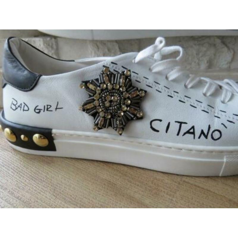 schoenen sneakers goud stokton gio+ leer