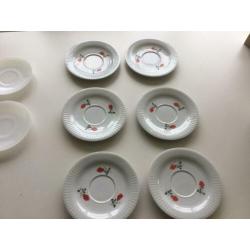 Lot oud Servies uit herenhuis