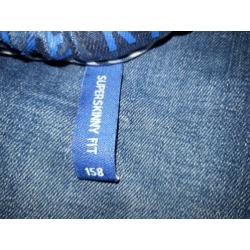 Bleu ridge super skinny fit 158