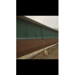 Ventilatie gordijn daylight green