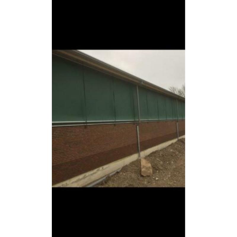 Ventilatie gordijn daylight green