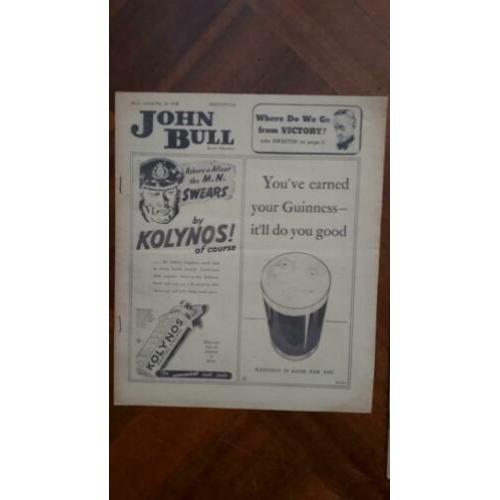 Brits magazine John Bull WOII satire May 1945