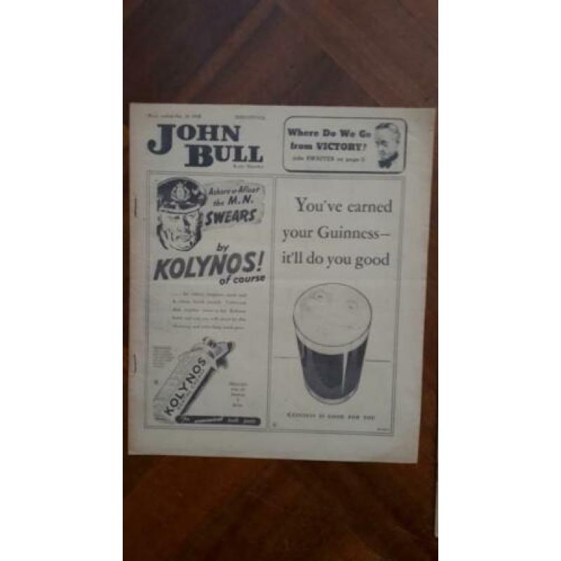 Brits magazine John Bull WOII satire May 1945