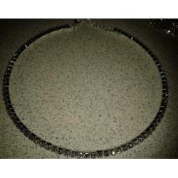 Nieuw! Choker strass ketting 5-rij kristal *GALA* collier