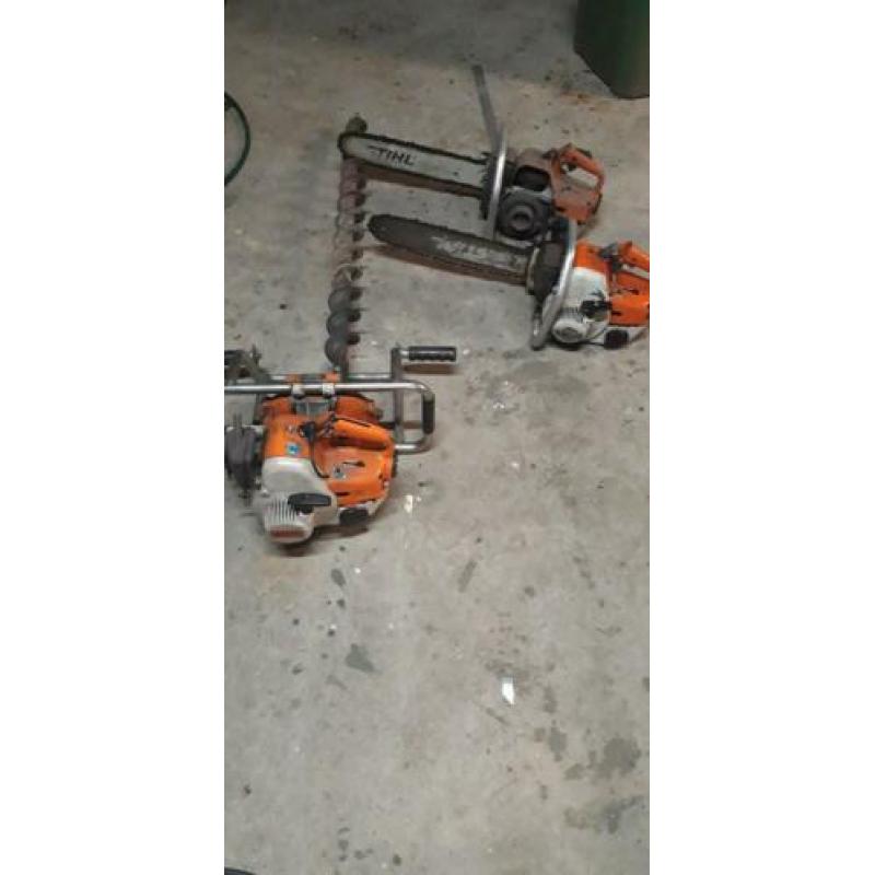 zeldzame stihl bt08s en 2 zagen 08s