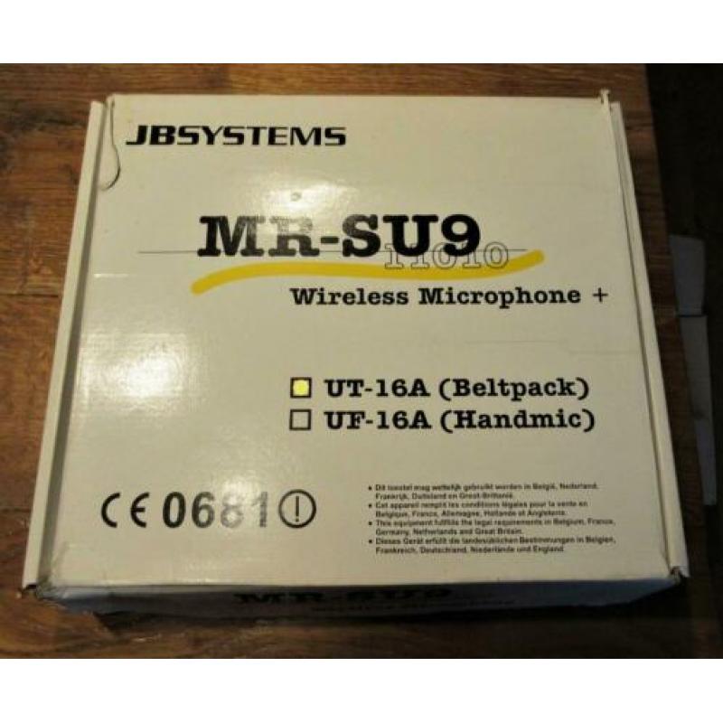 Draadloos opnamesysteem van JBSystems