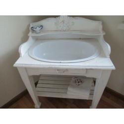 antieke wastafel/commode