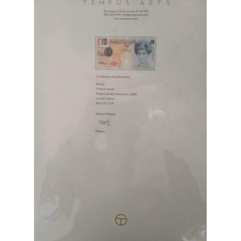 Banksy - Di-faced tenner