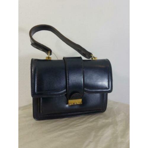 Klein blauw vintage tasje.... nr PP139