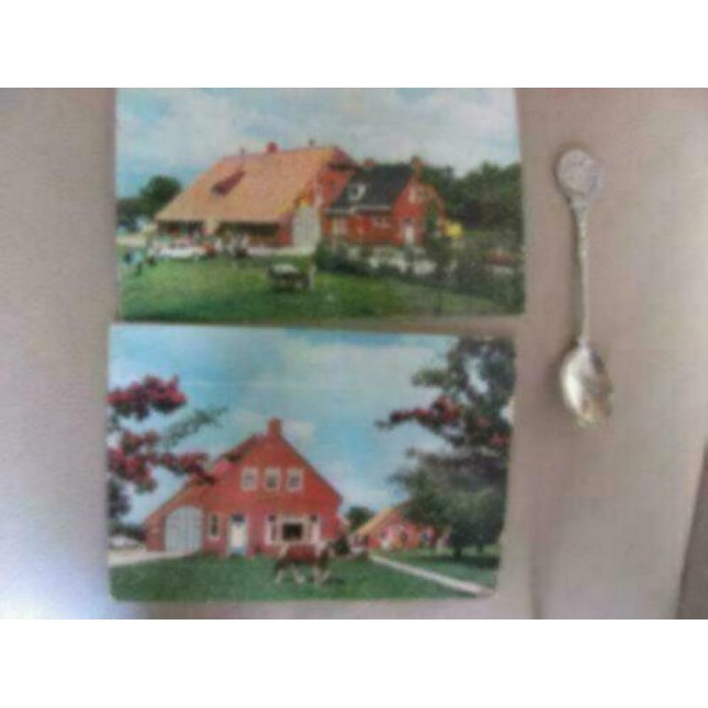 Zonnehoeve Roden ( Bastiaans) lepeltje ansichtkaarten