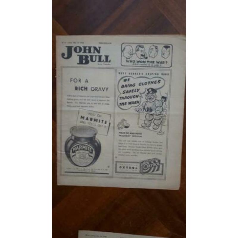 Brits magazine John Bull WOII satire May 1945