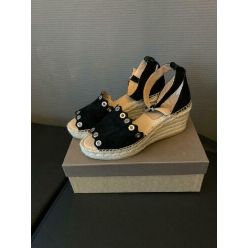 KANNA schoenen zwart leer mt 40