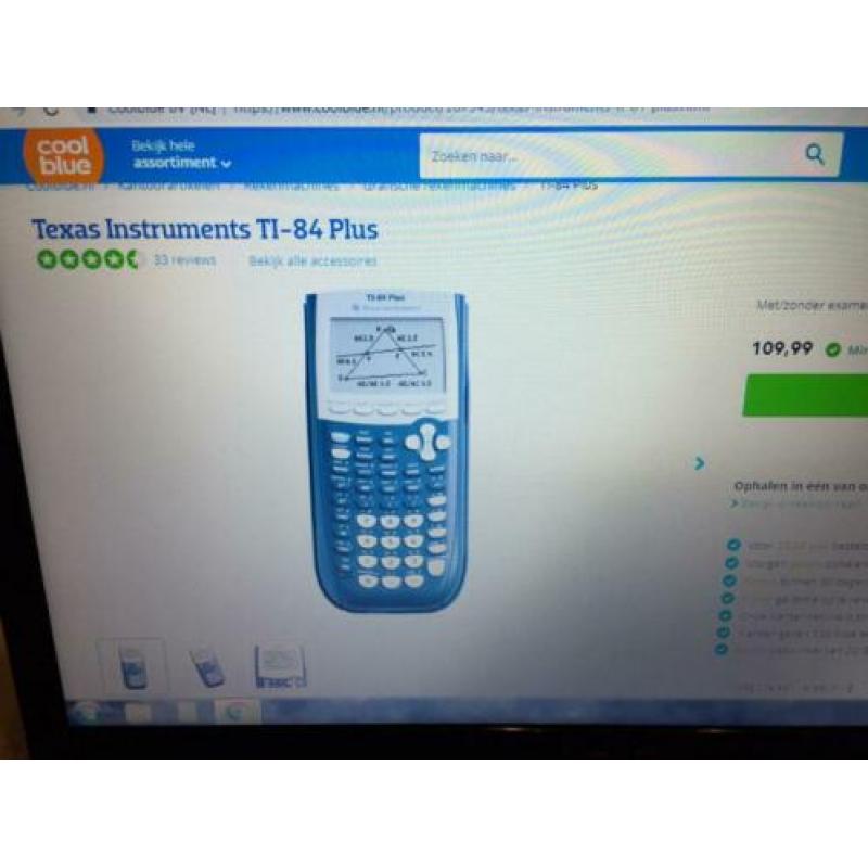 TI-84 Plus Texas Instruments rekenmachine