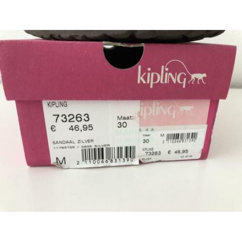 Kipling sandalen zilver | maat 30