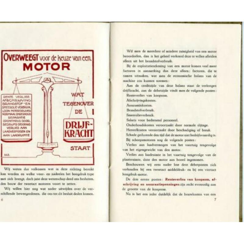 Kromhout - Boekje: Waarom Tweetact Middeldruk? - 1922
