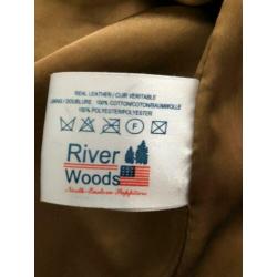 Riverwoods echte leren jas