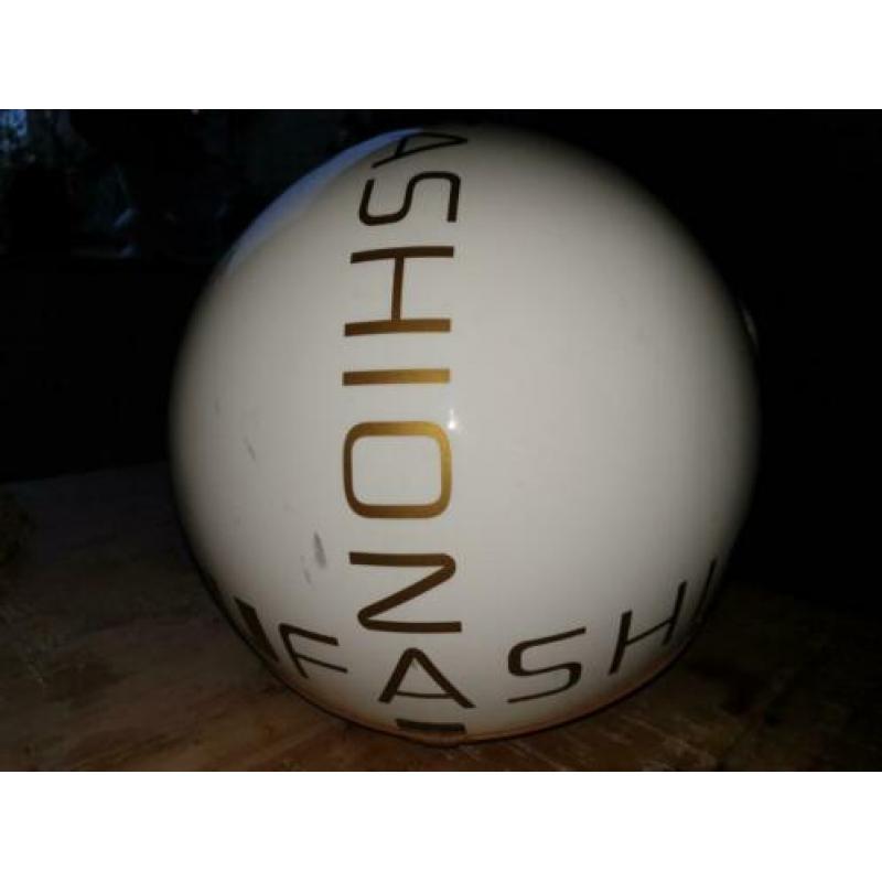Fashion helm maat m wit met vizier