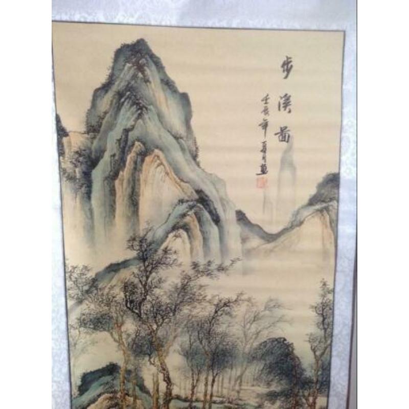 Chinese Chinees Schilderij scroll