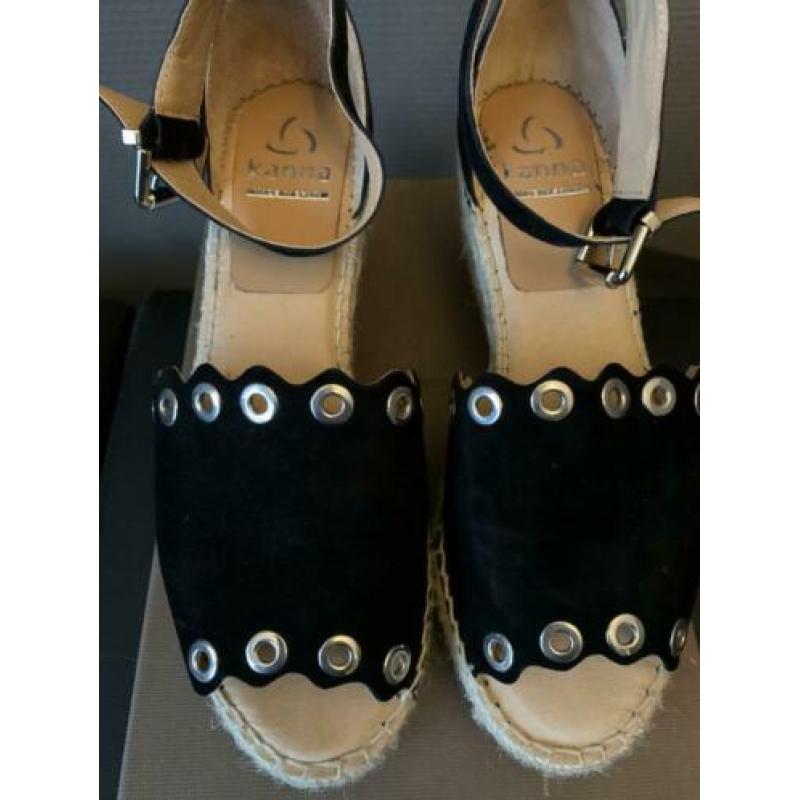 KANNA schoenen zwart leer mt 40