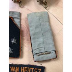 mooie set KL emblemen Van Heutz uit de KNIL periode