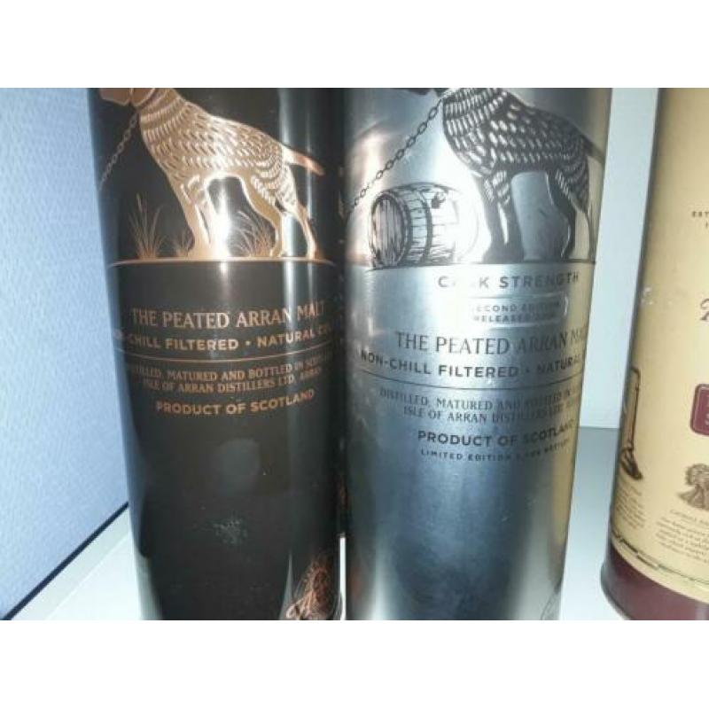 Lege whisky blikkenu