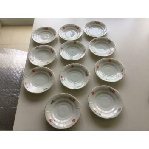 Lot oud Servies uit herenhuis