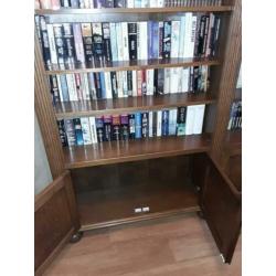 houten boekenkast hxbxd 200x190x30 verstelbare planken