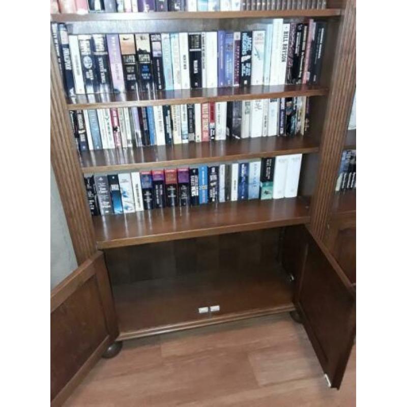 houten boekenkast hxbxd 200x190x30 verstelbare planken