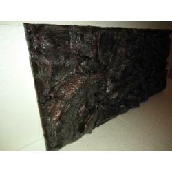 3D Achterwand 106x50cm Rock/Red