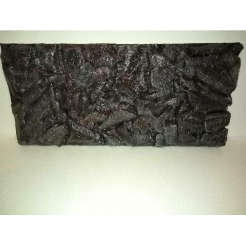 3D Achterwand 106x50cm Rock/Red