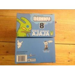 Dunny Eggdrop Ajaja 8". David Horvath. Blue/Green. Kidrobot.