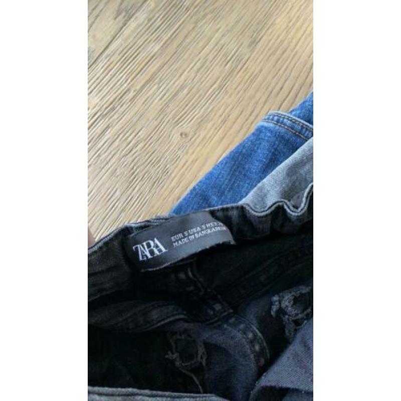 Drie mooie jeans/spijkerrokjes maat S van de Zara