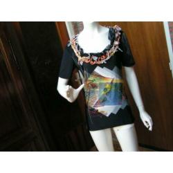 SAVE THE QUEEN blouse,Mt XL als nieuw
